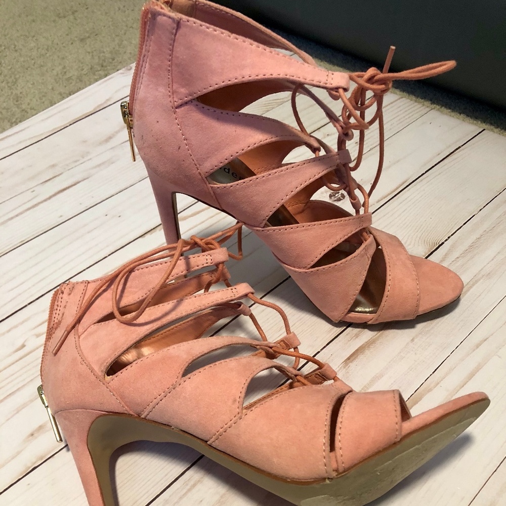 Just Fab Peach Heels